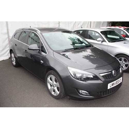 165 - LMN800D
VAUXHALL ASTRA 1.6 Sri ESTATE
First Registered 29.05.2012
Approx 80,000 miles
Manual Petrol