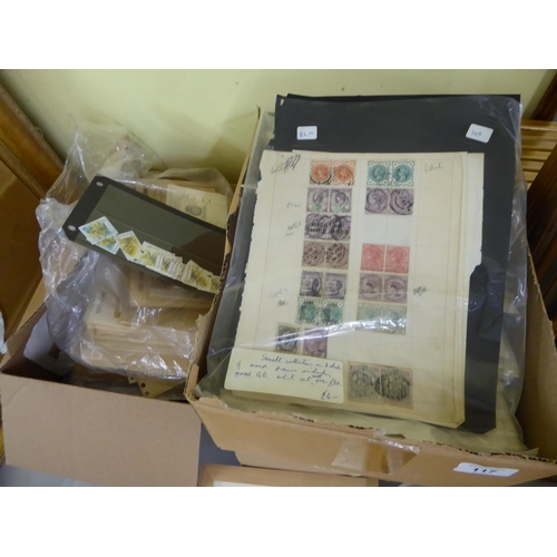 117 - Three boxes of mostly British first day covers and stamps