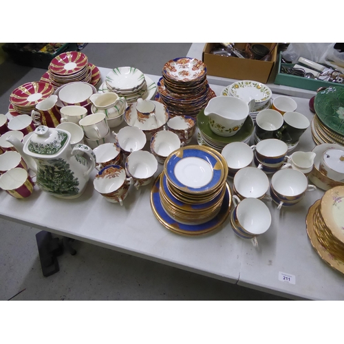 211 - Massive collection of mostly crockery - part tea/dinner services