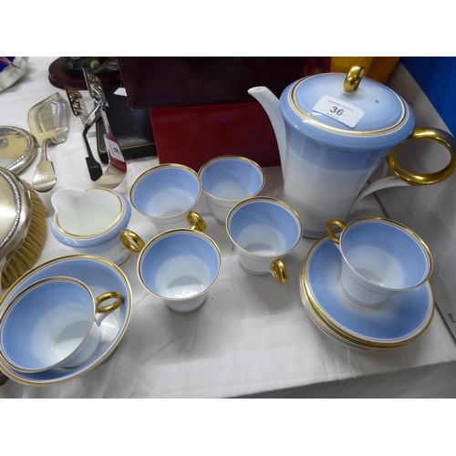 36 - A Shelley part coffee service