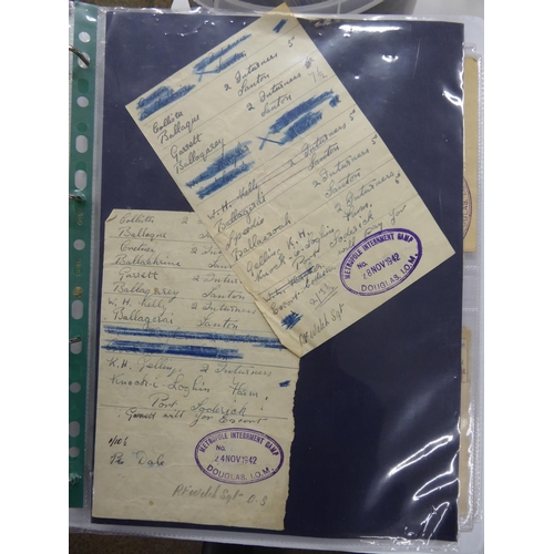 49 - Album of war correspondence from the Metropole intern camp and others