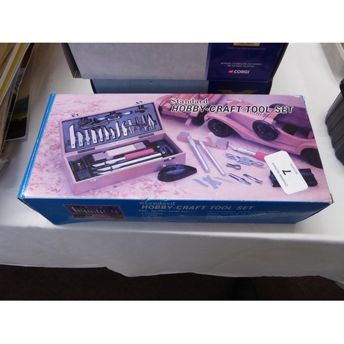 7 - Hobby craft tool set (boxed)