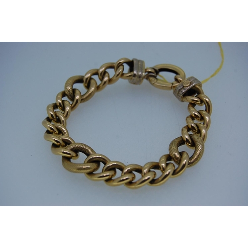 161 - Ladies' 18ct. gold quality link bracelet - 23.8 grammes