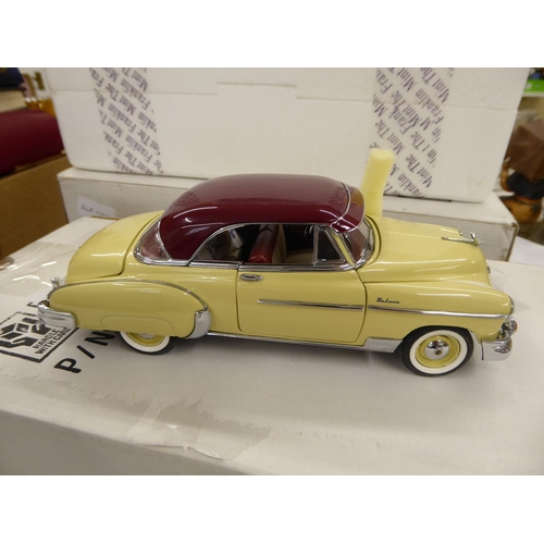 187 - Three Franklin Mint cars boxed as new