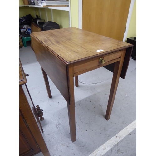 335 - Mahogany topped Pembroke table