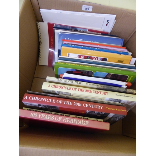 283 - Large box of assorted Manx publications