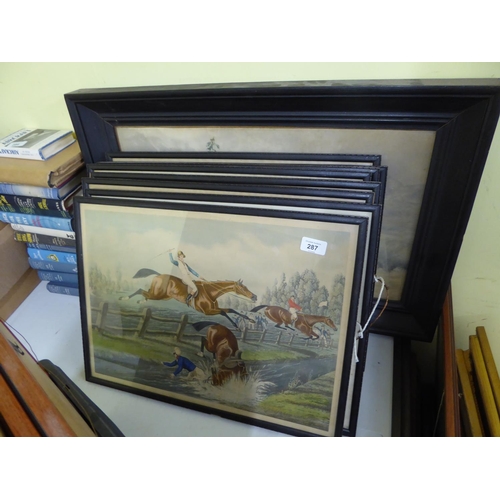 287 - Horse racing prints