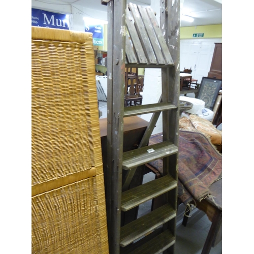 297 - Wooden set of ladders