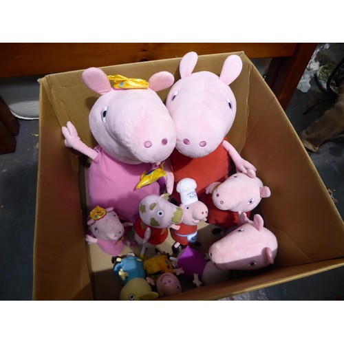 173 - Assortment of Peppa Pig toys in various sizes