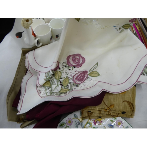 429 - A collection of small table cloths