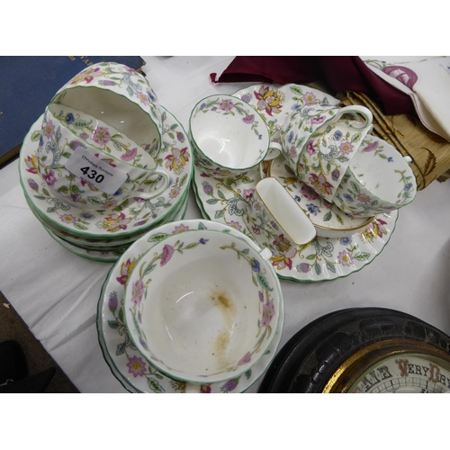 430 - Minton 'Haddon Hall' part tea service