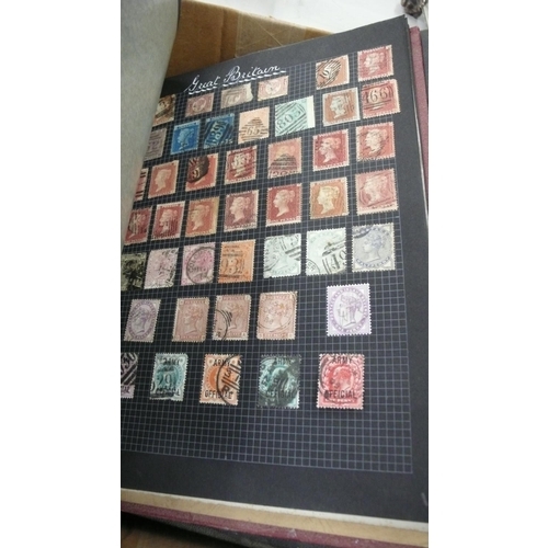 402 - Two stamp albums containing worldwide stamps from the 19thC onwards