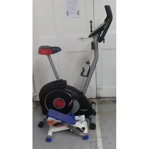 133 - Exercise bike plus step machine