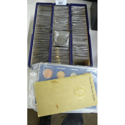 207 - Boxes of old British coins