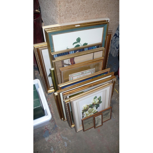 43 - Large collection of framed prints, paintings etc