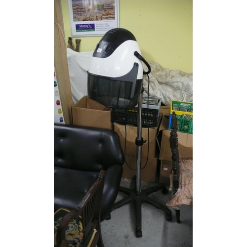 352 - Ladies hair dryer on stand with castors