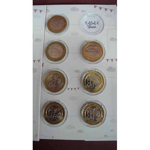 378 - A collection of IOM £2 coins