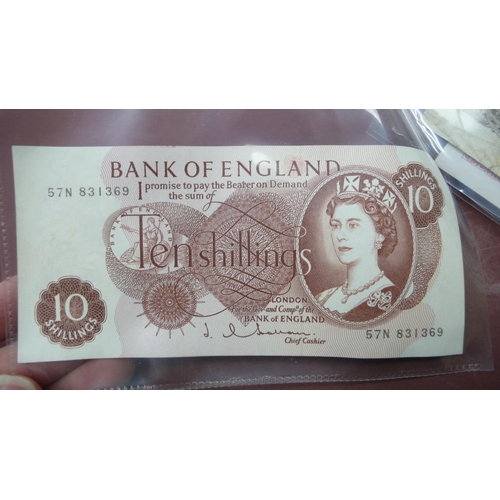 405 - Three ten shilling notes, Isle of Man Government Stallard, Bank of England Peppiatt and Bank of Engl... 