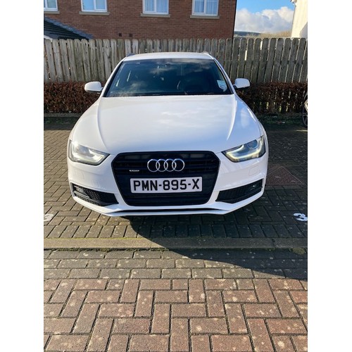 4 - PMN895X
White Audi A4 S-Line RDi Black EDT Quattro
First Registered 30.06.2012
Approx 100,000 miles
... 