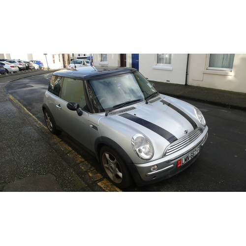 5 - LMN667F
Silver Mini Cooper 1598cc
First Registered 08.10.2001
Approx 105,800 miles
Manual Petrol