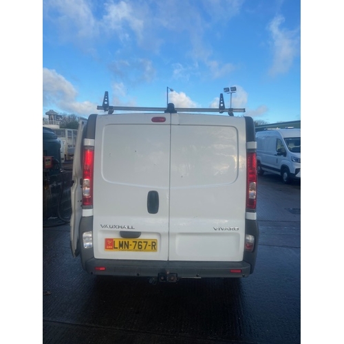 31 - LMN767R
White Vauxhall Vivaro Van 1995cc
First Registered 22.07.2014
Approx 20,900 miles
Manual Dies... 