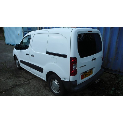 1 - KMN605V
WHITE CITROEN BERLINGO VAN 1560cc
First Registered 26.03.2012
Approx 45000 Miles
Last Servic... 