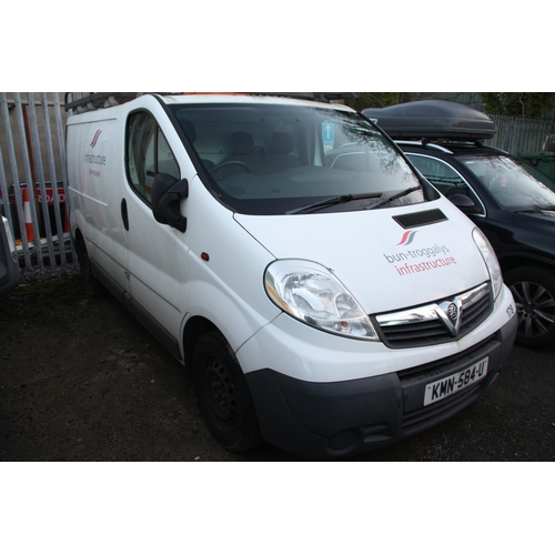 55 - KMN584U
White Vauxhall Vivaro 2700 L1H11995cc
First Registered 14.02.2012
Approx 60,660 miles
Manual... 