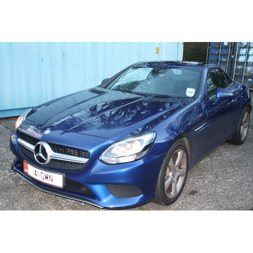 25 - 141GMN
Blue Mercedes 200 SLC Sport Convertible
First Registered 05.12.2016
Approx 16,200 miles only
... 