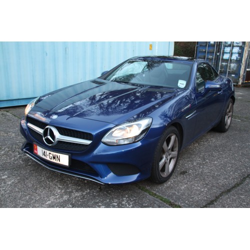 25 - 141GMN
Blue Mercedes 200 SLC Sport Convertible
First Registered 05.12.2016
Approx 16,200 miles only
... 