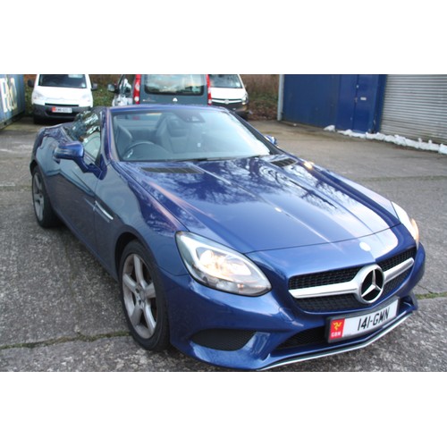 25 - 141GMN
Blue Mercedes 200 SLC Sport Convertible
First Registered 05.12.2016
Approx 16,200 miles only
... 