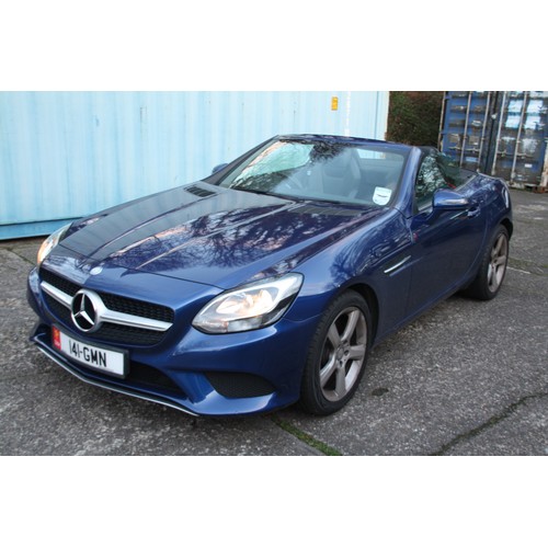 25 - 141GMN
Blue Mercedes 200 SLC Sport Convertible
First Registered 05.12.2016
Approx 16,200 miles only
... 