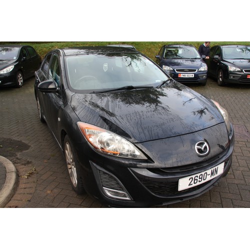 8 - RMN254A
Black Mazda 3 Sport
First Registered 14.12.2009
Approx 46,553 miles
Manual Petrol