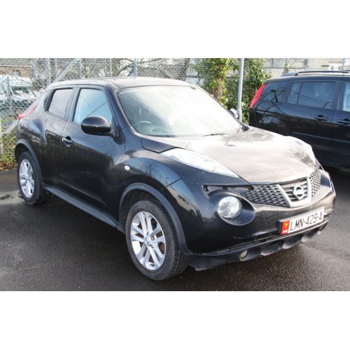 67 - LMN429A
Black Nissan Juke 1598cc
First Registered 28.09.2012
Approx 49,539 miles
Auto Petrol
light d... 