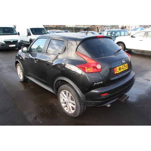 67 - LMN429A
Black Nissan Juke 1598cc
First Registered 28.09.2012
Approx 49,539 miles
Auto Petrol
light d... 