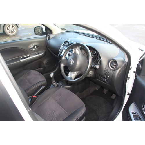 46 - PMN195A
White Nissan Micra Tekna 1198cc
First Registered 31.10.2013
Approx 39,806 miles
Manual Petro... 