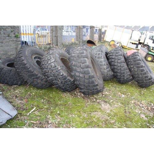 79 - COLLECTION OF ASSORTED TYRES
including 475/80 R 20 XML
VAT ON HAMMER @ 20%