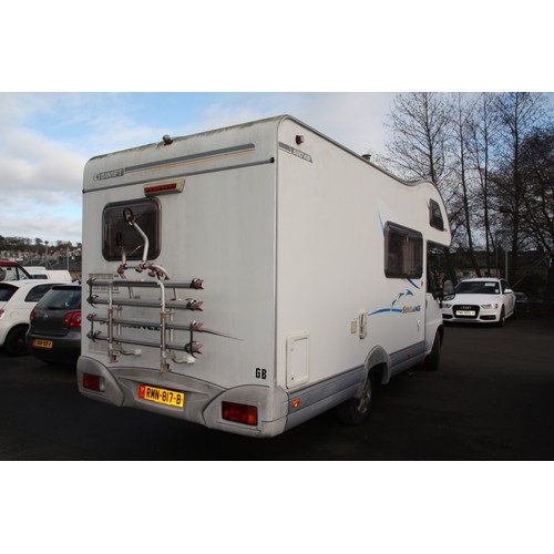 36 - RMN817B
Swift Sundance 590RS motorhome (Fiat Ducato 2.3)
First Registered 07.03.2005
Approx 40,000 m... 