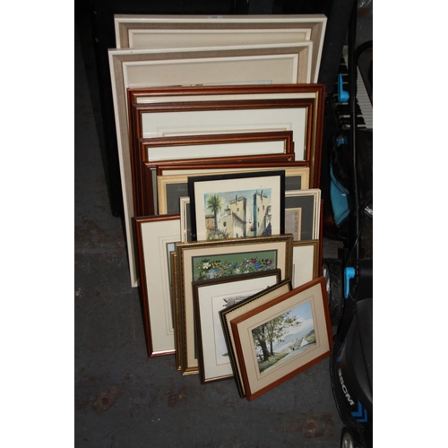 127 - Large collection of prints and paintings