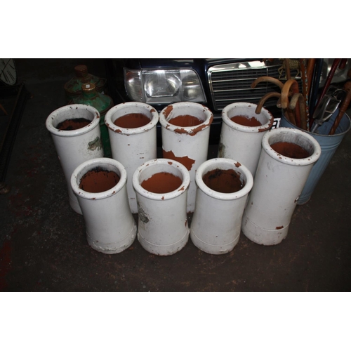 39 - Eight chimney pots