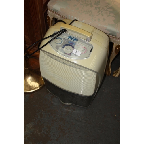 61 - DeLonghi dehumidifier