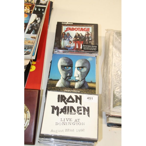 451 - A very good collection of heavy rock/metal and prog rock CD's including Black Sabbath, Iron Maiden a... 