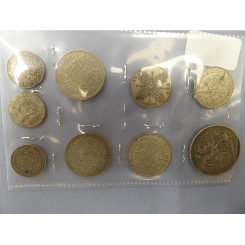 73 - Nine interesting silver British coins