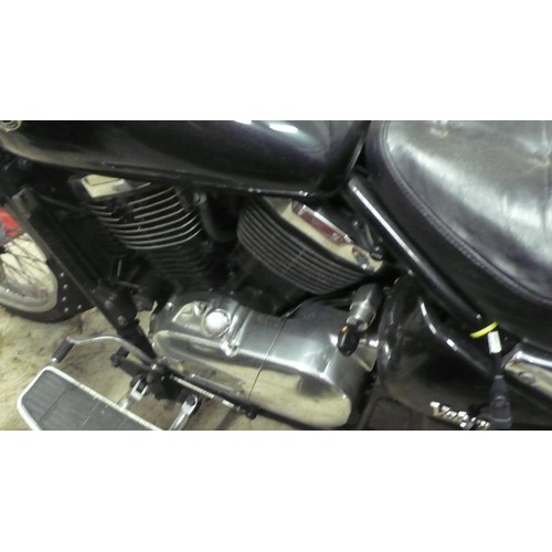 64 - JMN456W
Kawasaki Vulcan VN800
First registered 19/7/1996 
Tax exp 12/22
Mileage 26064
Leather pannie... 