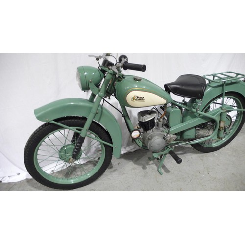 45 - 8746 MN
BSA Bantam 123cc
First registered 3/12/1963
Mileage 53
Taxed 3/23 History file