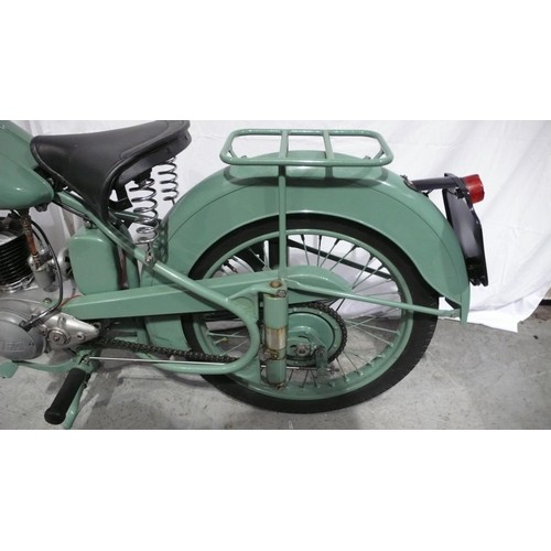 45 - 8746 MN
BSA Bantam 123cc
First registered 3/12/1963
Mileage 53
Taxed 3/23 History file