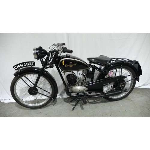 47 - Excelsior 98cc
NOT ROAD REGISTERED
2 speed approx 1954