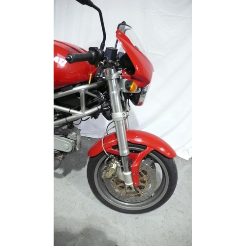 51 - 620DMN
Ducati Monster 620ie
First registered 5/3/2004
Mileage TBA
Taxed 3/23