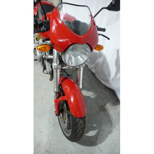 51 - 620DMN
Ducati Monster 620ie
First registered 5/3/2004
Mileage TBA
Taxed 3/23