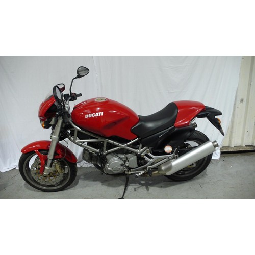 51 - 620DMN
Ducati Monster 620ie
First registered 5/3/2004
Mileage TBA
Taxed 3/23