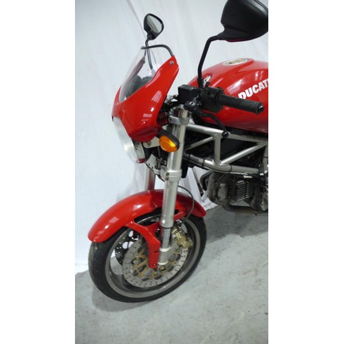 51 - 620DMN
Ducati Monster 620ie
First registered 5/3/2004
Mileage TBA
Taxed 3/23